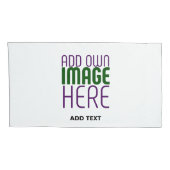 MODERN BEWERKBAAR EENVOUDIG WIT AFBEELDING TEKST S KUSSENSLOOP (Achterkant-Rechts)