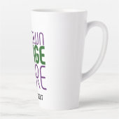 MODERN BEWERKBAAR EENVOUDIG WIT AFBEELDING TEKST S LATTE MOK (Rechts)