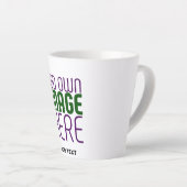 MODERN BEWERKBAAR EENVOUDIG WIT AFBEELDING TEKST S LATTE MOK (Rechterhoek)