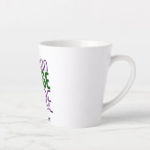 MODERN BEWERKBAAR EENVOUDIG WIT AFBEELDING TEKST S LATTE MOK (Rechts)