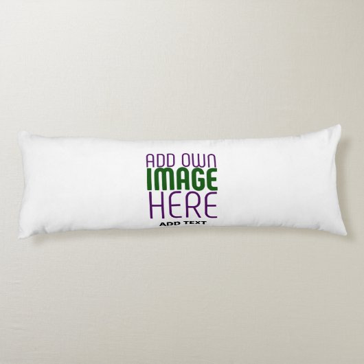 MODERN BEWERKBAAR EENVOUDIG WIT AFBEELDING TEKST S LICHAAMSKUSSEN (Achterkant)