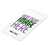 MODERN BEWERKBAAR EENVOUDIG WIT AFBEELDING TEKST S MAGNEET (Linkerzijde)