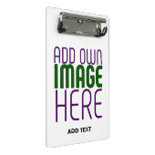 MODERN BEWERKBAAR EENVOUDIG WIT AFBEELDING TEKST S MINI KLEMBORD (Schuin)