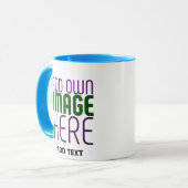 MODERN BEWERKBAAR EENVOUDIG WIT AFBEELDING TEKST S MOK (Voorkant links)