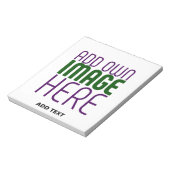 MODERN BEWERKBAAR EENVOUDIG WIT AFBEELDING TEKST S NOTITIEBLOK (Linkerzijde)