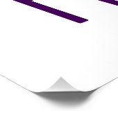 MODERN BEWERKBAAR EENVOUDIG WIT AFBEELDING TEKST S PERFECT POSTER (Hoek)