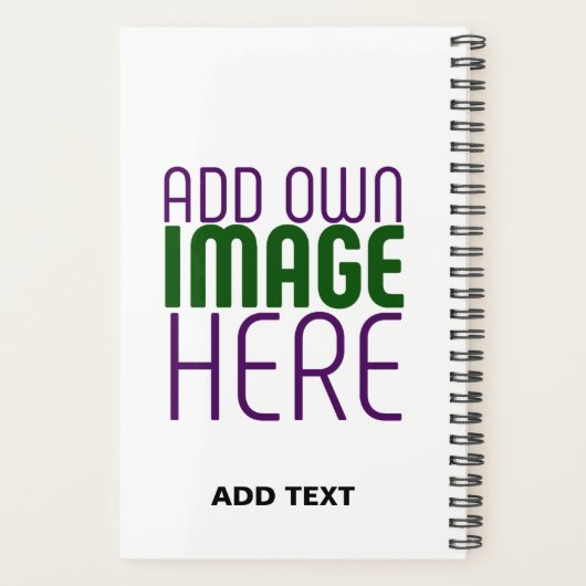 MODERN BEWERKBAAR EENVOUDIG WIT AFBEELDING TEKST S PLANNER (Achterkant)