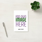 MODERN BEWERKBAAR EENVOUDIG WIT AFBEELDING TEKST S POST-IT® NOTES (Kantoor)