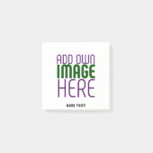 MODERN BEWERKBAAR EENVOUDIG WIT AFBEELDING TEKST S POST-IT® NOTES (Voorkant)