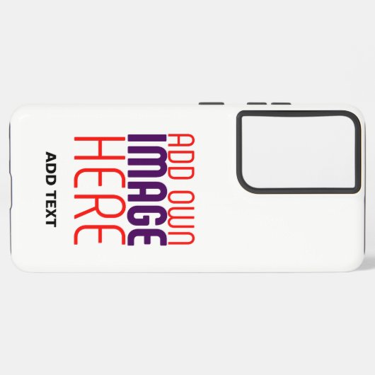 MODERN BEWERKBAAR EENVOUDIG WIT AFBEELDING TEKST S SAMSUNG GALAXY HOESJE (Linkerkant)