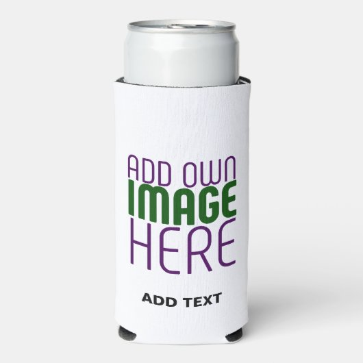 MODERN BEWERKBAAR EENVOUDIG WIT AFBEELDING TEKST S SELTZER BLIKJESKOELER (Seltzer Voorkant)