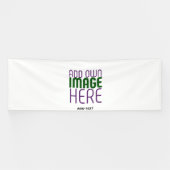 MODERN BEWERKBAAR EENVOUDIG WIT AFBEELDING TEKST S SPANDOEK (Horizontaal)