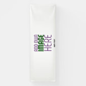 MODERN BEWERKBAAR EENVOUDIG WIT AFBEELDING TEKST S SPANDOEK (Verticaal)