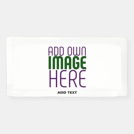 MODERN BEWERKBAAR EENVOUDIG WIT AFBEELDING TEKST S SPANDOEK (Horizontaal)