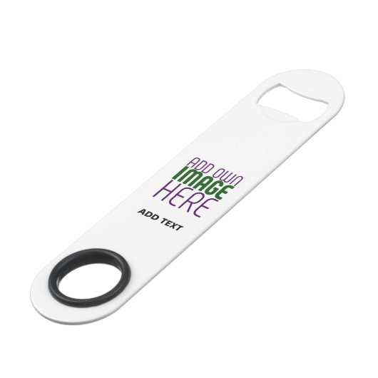 MODERN BEWERKBAAR EENVOUDIG WIT AFBEELDING TEKST S SPEED FLESSENOPENER (Achterkant Gekanteld)