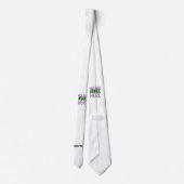 MODERN BEWERKBAAR EENVOUDIG WIT AFBEELDING TEKST S STROPDAS (Achterkant)