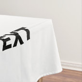 MODERN BEWERKBAAR EENVOUDIG WIT AFBEELDING TEKST S TAFELKLEED (Voorbeeld)