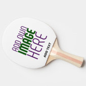 MODERN BEWERKBAAR EENVOUDIG WIT AFBEELDING TEKST S TAFELTENNISBATJE (Zijkant)
