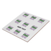 MODERN BEWERKBAAR EENVOUDIG WIT AFBEELDING TEKST S TEGELTJE (Zijkant)