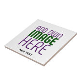 MODERN BEWERKBAAR EENVOUDIG WIT AFBEELDING TEKST S TEGELTJE (Zijkant)