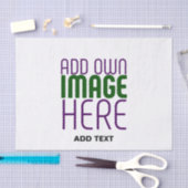 MODERN BEWERKBAAR EENVOUDIG WIT AFBEELDING TEKST S TISSUEPAPIER (Craft)