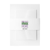 MODERN BEWERKBAAR EENVOUDIG WIT AFBEELDING TEKST S UITNODIGINGEN WIKKEL (Voorkant Voorbeeld)