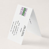 MODERN BEWERKBAAR EENVOUDIG WIT AFBEELDING TEKST S VISITEKAARTJE (Voorkant)