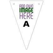 MODERN BEWERKBAAR EENVOUDIG WIT AFBEELDING TEKST S VLAGGETJES (Eerste vlag)