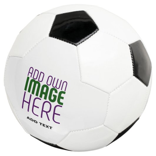 MODERN BEWERKBAAR EENVOUDIG WIT AFBEELDING TEKST S VOETBAL (Drie kwart)