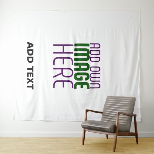 MODERN BEWERKBAAR EENVOUDIG WIT AFBEELDING TEKST S WANDKLEED (In Situ (horizontaal))