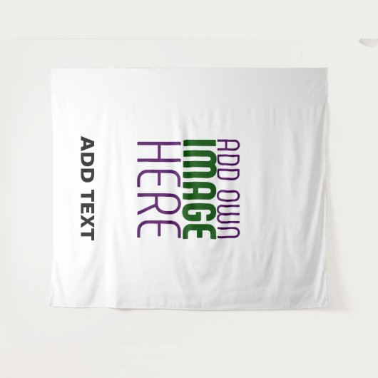 MODERN BEWERKBAAR EENVOUDIG WIT AFBEELDING TEKST S WANDKLEED (Voorkant (horizontaal))