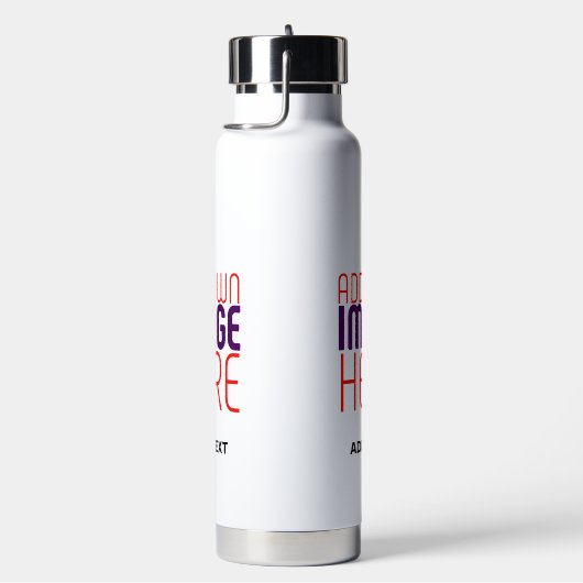 MODERN BEWERKBAAR EENVOUDIG WIT AFBEELDING TEKST S WATERFLES (Rechts)