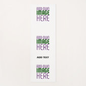 MODERN BEWERKBAAR EENVOUDIG WIT AFBEELDING TEKST S YOGAMAT (Voorkant)