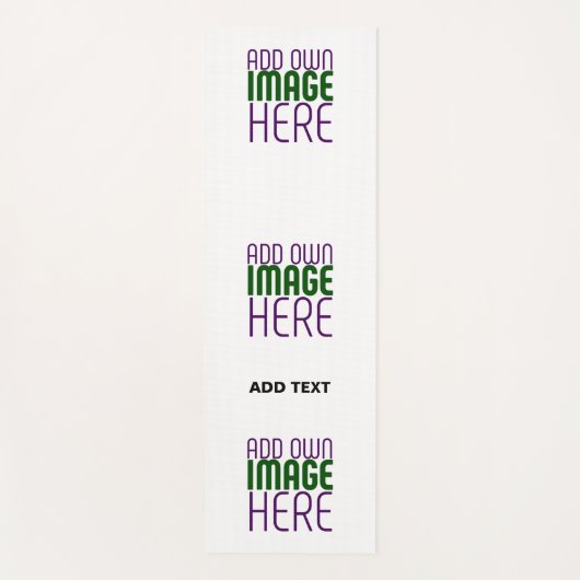 MODERN BEWERKBAAR EENVOUDIG WIT AFBEELDING TEKST S YOGAMAT (Voorkant)