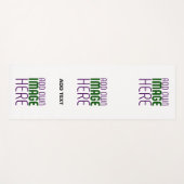 MODERN BEWERKBAAR EENVOUDIG WIT AFBEELDING TEKST S YOGAMAT (Voorkant (horizontaal))