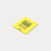 MODERN BEWERKBAAR HELDERGEEL AFBEELDING TEKST SJAB POST-IT® NOTES (Schuin)
