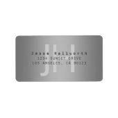 Modern bewerkbaar retouradres of -product etiket (Voorkant)