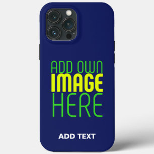 MODERN BEWERKBAAR SCHATTIGE NAVY BLAUW AFBEELDING Case-Mate iPhone CASE