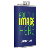 MODERN BEWERKBAAR SCHATTIGE NAVY BLAUW AFBEELDING  HEUPFLES (Rechts)