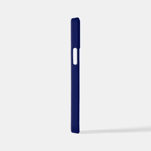 MODERN BEWERKBAAR SCHATTIGE NAVY BLAUW AFBEELDING iPhone HOESJE (Rechterkant)