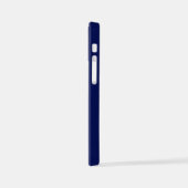 MODERN BEWERKBAAR SCHATTIGE NAVY BLAUW AFBEELDING  iPhone HOESJE (Linkerkant)