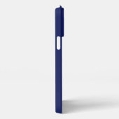 MODERN BEWERKBAAR SCHATTIGE NAVY BLAUW AFBEELDING  iPhone HOESJE (Rechterkant)