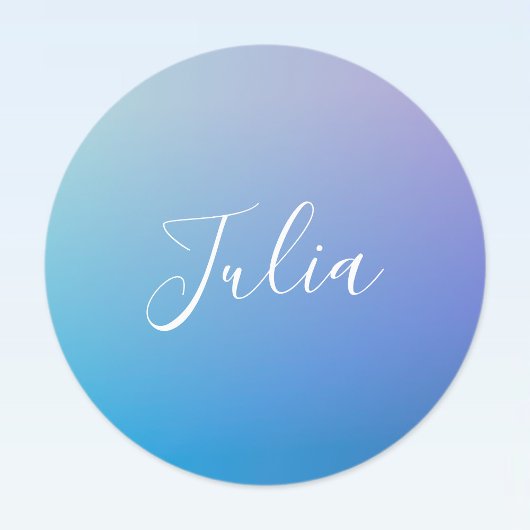 Modern bewerkbaar script schrijven | Kleurrijke Om Labels