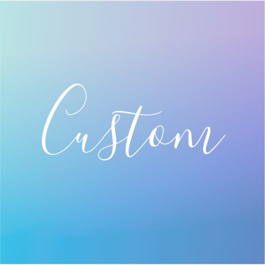 Modern bewerkbaar script schrijven | Kleurrijke Om Sticker (Voorkant)