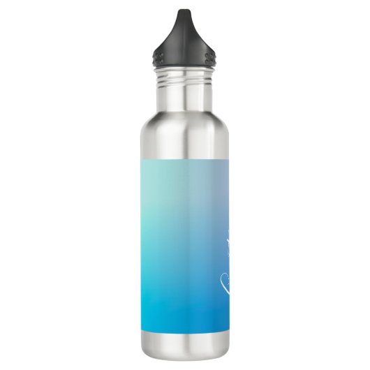 Modern bewerkbaar script schrijven | Kleurrijke Om Waterfles (Links)