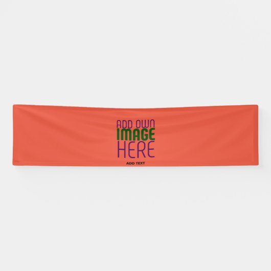 MODERN BEWERKBAAR TOMATENROOD AFBEELDING TEKST SJA SPANDOEK (Horizontaal)