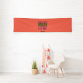 MODERN BEWERKBAAR TOMATENROOD AFBEELDING TEKST SJA SPANDOEK (Insitu)