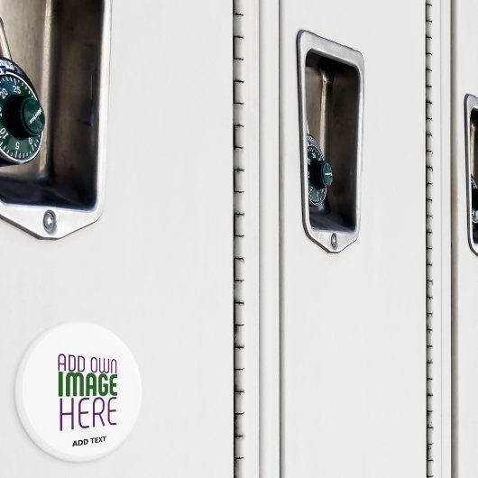 MODERN BEWERKBAAR WIT AFBEELDING TEKST SJABLOON LO MAGNEET (Insitu (Kluis))