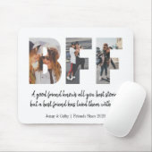 Modern BFF Best Friend Forever Cute Photo Collage Muismat (Met muis)