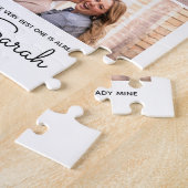 Modern BFF Best Friends Quote Photo Collage Legpuzzel (Zijkant)